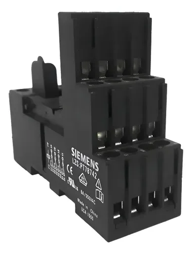  Base P/ Relé Plug-in 4 Rev Lzs:pt78742 Siemens 6a 250vac 250vac