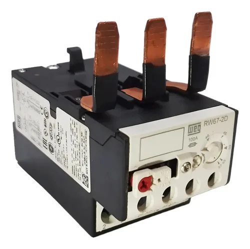 Relé De Sobrecarga Térmico Tripolar Weg Rw67-2d 40-57a Usado 220v