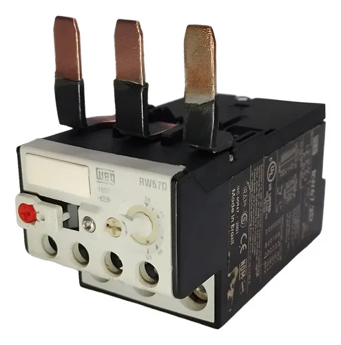 Relé De Sobrecarga Térmico Tripolar Weg Rw67-2d 50-63a Usado 220v