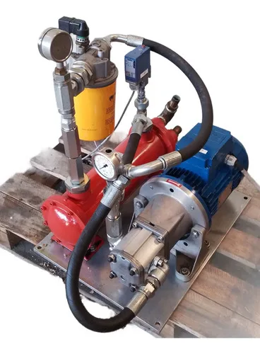 Bomba Hidráulica 2cv 4p Rossi 220/440v Com Trocador De Calor