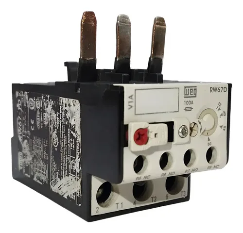 Relé De Sobrecarga Térmico Tripolar Weg Rw67d 32-50a Usado 220v