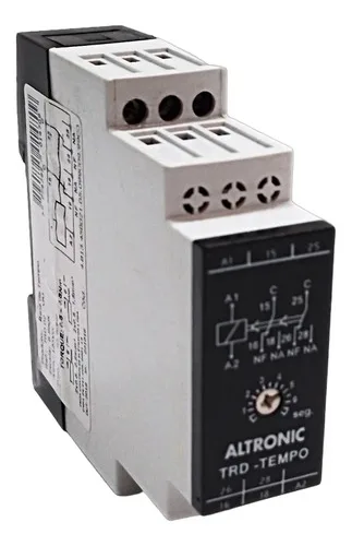 Relé Temporizador Altronic Trd 02-mm 110v 6 Segundos