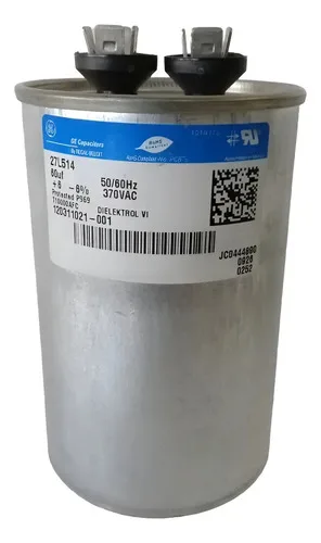 Capacitor General Electric Ge 27l514 60uf 370vac