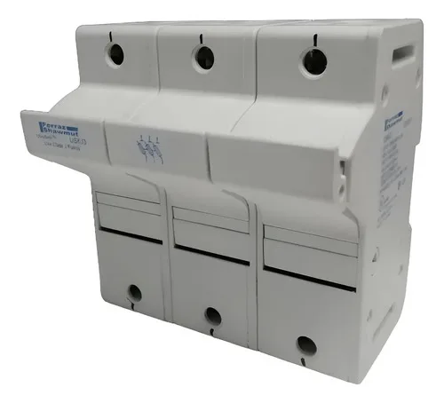 Porta Fusíveis Ferraz Shawmut Us6j3 Ultrasafe 600vac/dc 60a