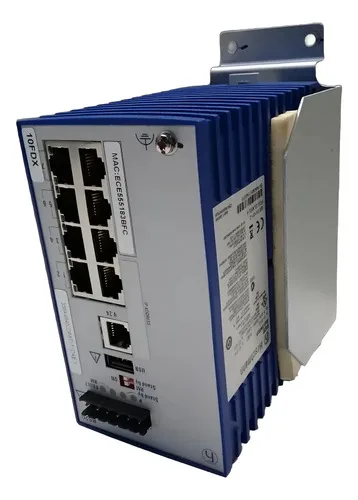 Hirschmann Rs20-0800t1t1 Rail Switch Ethernet 24v