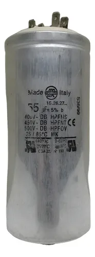 Capacitor Ducati 55uf 400-500v 