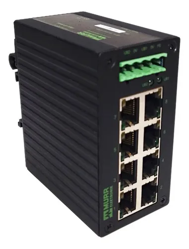 Switch Não Gerenciável Murr Elektronik Tree 8tx Metal 58171