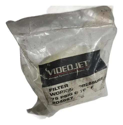 Filtro De Vácuo Videojet 204667 Novo Lacrado Branco