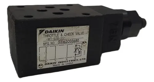 Válvula Hidráulica De Aceleração Daikin Mt-02b-55 25mpa Novo