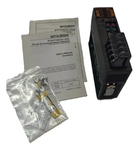 Módulo Plc De Interface Mitsubishi A1sj71qc24 R2 Novo