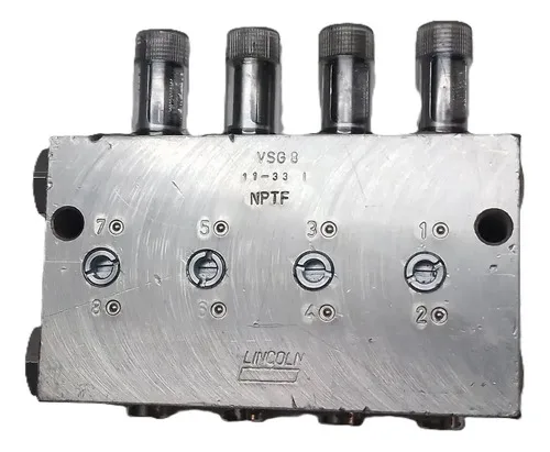 Bloco De Lubrificação Lincoln Vsg 8 Sem Uso
