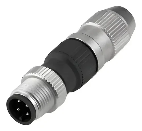 Conector Plug Macho 4 Pinos Weidmüller Sais-4-idc M12 Novo