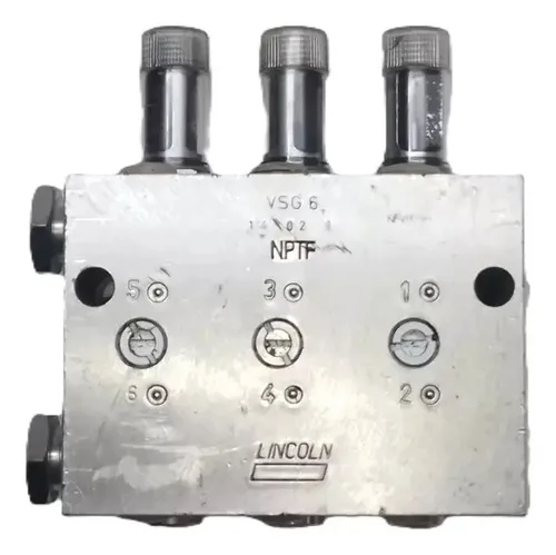 Bloco De Lubrificação Lincoln Vsg 6 Nptf Novo