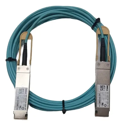 Cabo Óptico Ativo Dell Aoc-qsfp28-100g-7m 7 Metros  Novo