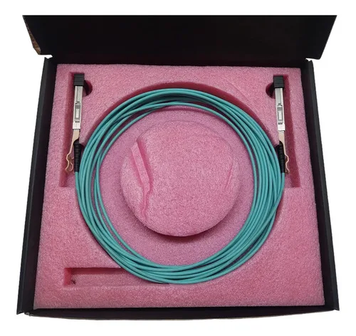 Cabo Óptico Ativo Dell Aoc-qsfp28-100g-7m 7 Metros Novo