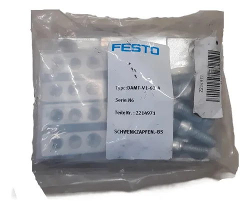 Kit De Montagem De Munhão Festo Damt-v1-63-a 2214971 Novo
