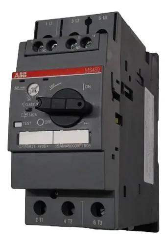 Abb Disjuntor Motor Tripolar Ms450 28-40a 1sam450000r1005