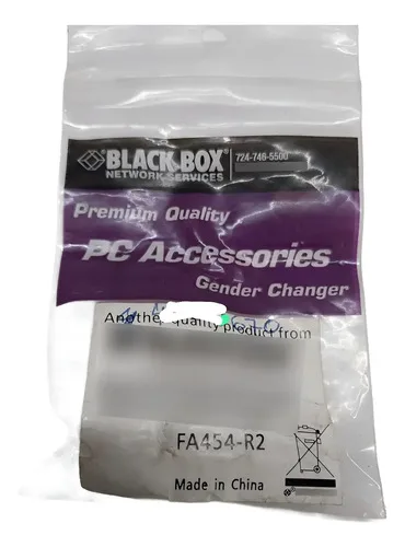 Blackbox Fa454-r2 Hd15 Adaptador Conector De Gênero Cinza