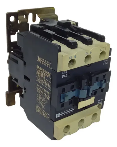 Contator Tripolar Lc1 D65 11 Telemecanique Original 110v 80a 127v