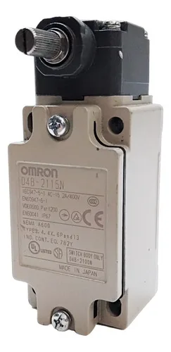 Interruptor Chave Fim De Curso Omron D4b-2115n 2a 400v Usado