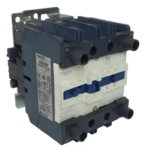 Contator Tetrapolar 110a Schneider Electric Lc1d80008 110v 110v