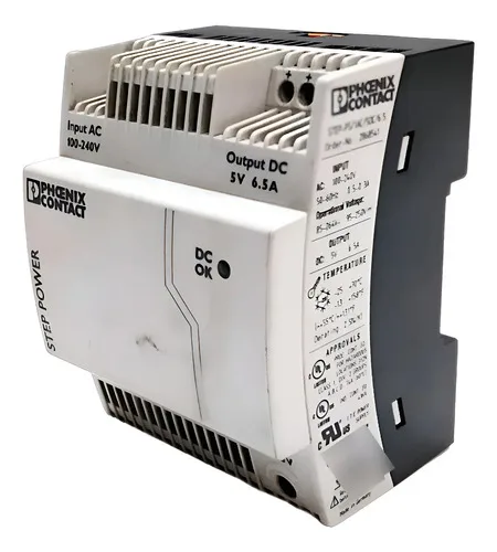 Fonte Alimentação Phoenix Step-ps/1ac/5dc/6.5 2868541 6.5a Branco