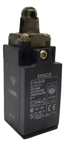 Interruptor Fim De Curso Ersce E100-00-bi 6a/230v Ip66 Preto