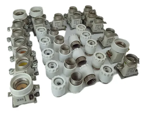 Lote Bases De Fusíveis Diazed 2-6a Com Tampa Siemens 500v