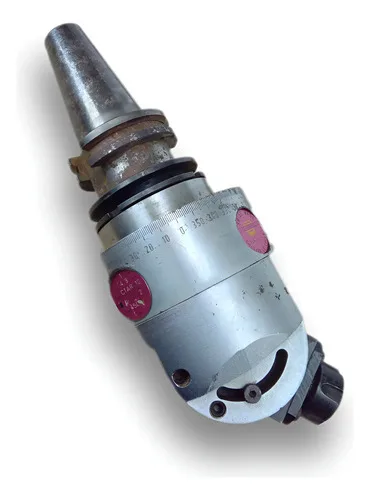 Cabeçote Angular 0 A 90 Graus  Pibomulti 940149.1 Cone Iso40 Ajustável