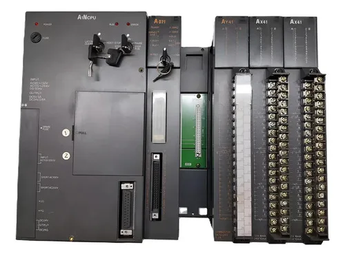 Rack Melsec Mitsubishi A35b Com Cpu 110/220v E Módulos I/o Preto