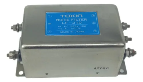 Filtro De Ruído Tokin Lf-210 250v 10a Tv.ac 1500v