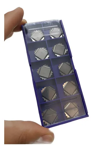 Inserto Pastilha Metal Duro Ikf Para Usinagem 7bz002 10uni Sem Voltagem