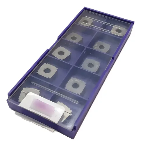 Inserto Pastilha Metal Duro Ikf 7a Para Usinagem 10uni Sem Voltagem