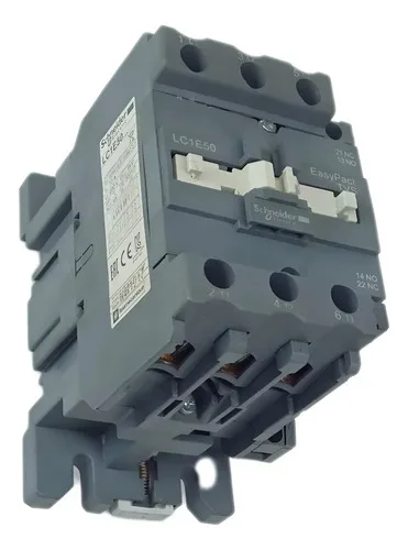 Contator Tripolar Schneider Lc1e50 70a 220v 6kv 220