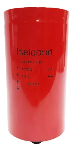 Capacitor Eletrolítico Itelcond Ayux-hr 4700uf 450vdc