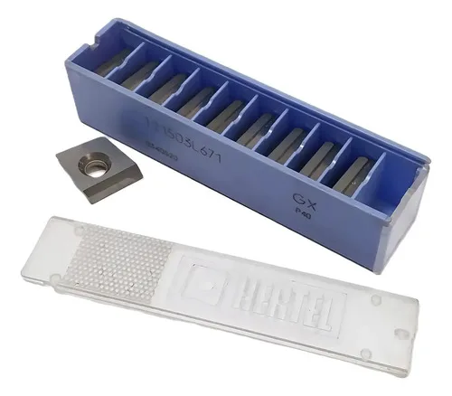 Inserto Pastilha Metal Duro Hertel 121503l671 10 Peças Sem Voltagem