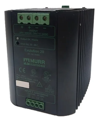 Fonte De Alimentação Murrelektronik Evolution 20 85002 380v Preto