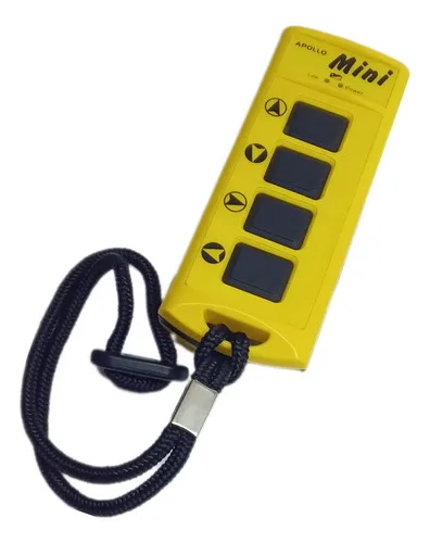 Controle Remoto De Radio Apollo Mini40 Sem Bateria Amarelo