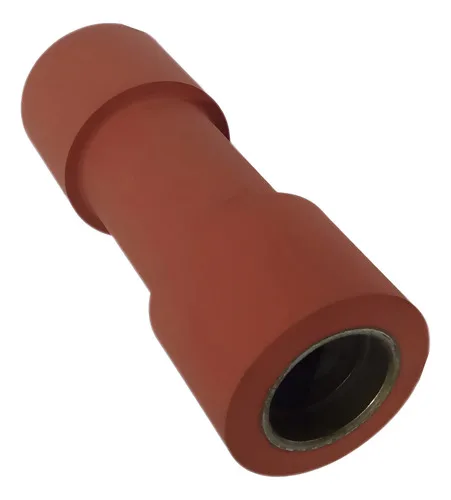 Rolo Transportador Emborrachado 221mm × 80mm Vermelho Vermelho
