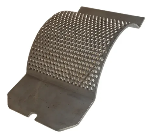 Peneira Para Moinho Em Inox 304 300mm×156mm Furos 5mm Inox