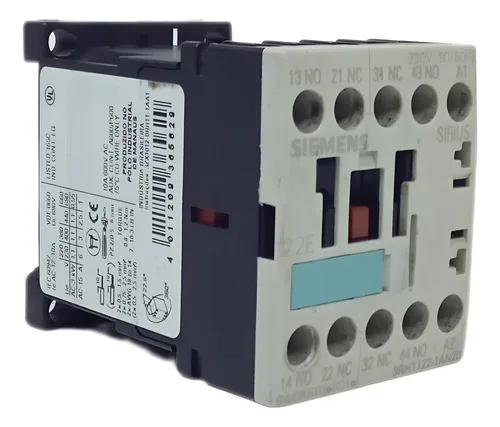 Contator Tripolar Siemens Sirius 22e 220v 6a 220v