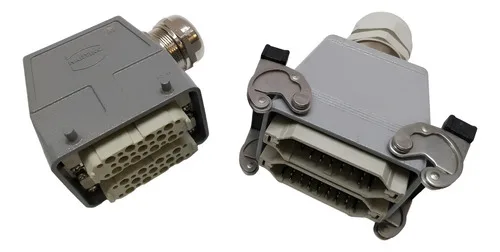 Tomada Conector Plug Harting Macho E Fêmea 10a 250v 250