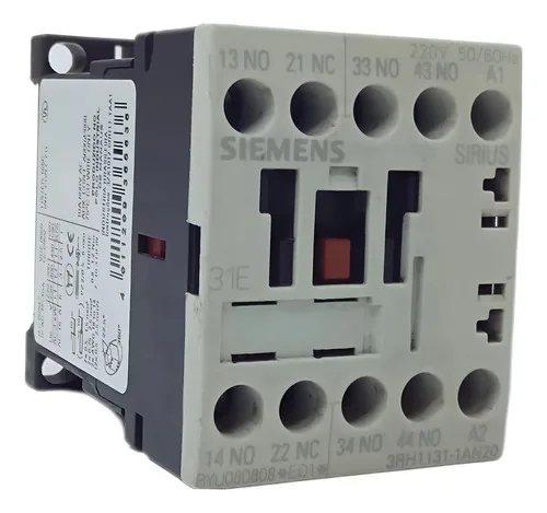 Contator Auxiliar 3rh11 31 1an20 3na 1nf 220v - Siemens 220v
