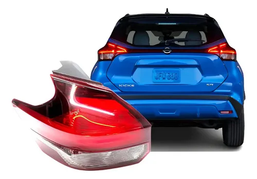 Lanterna Nissan Kicks Esquerdo 2016a2021 Bicolor Original  Esquerdo Vermelho
