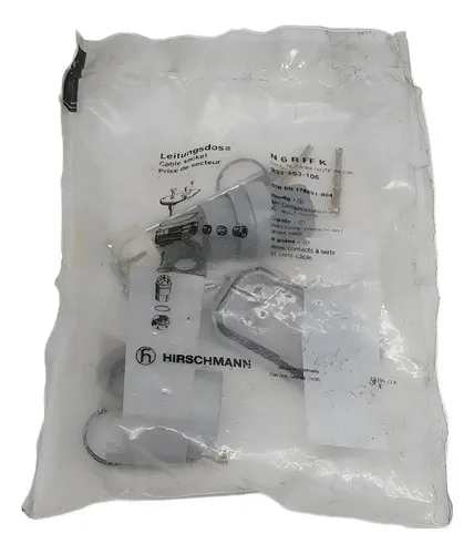 Conector De Acoplamento Hirschmann N6rffk Novo Lacrado Cinza