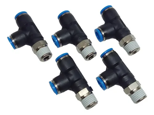 Conexão Pneumática Rápida 8mm Festo Qstl-1/4-8 Kit 5uni