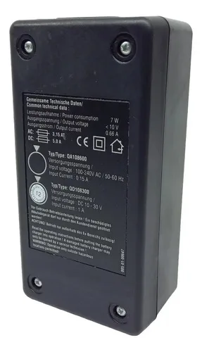 Carregador Bateria Hbc Radiomatic Qd108300 10-30vdc Sem Cabo