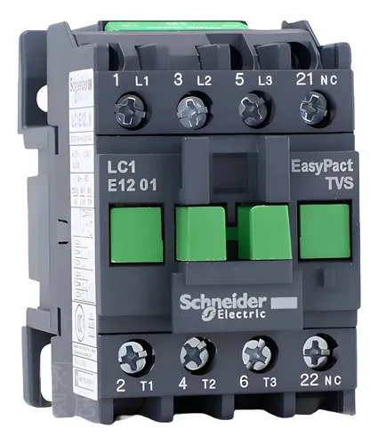 Contator Tripolar 20a Schneider Easypact Tvs Lc1-e1201 24vac 24v