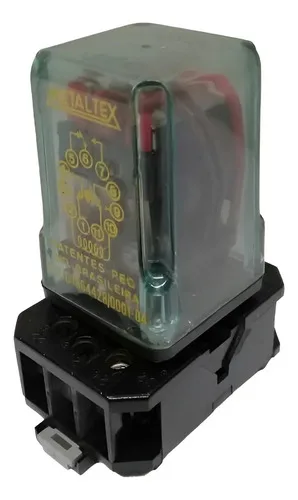 Relé Metaltex Op3ra4 220vac Com Base Para 11 Pinos