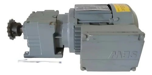 Motoredutor 1:48 0,33cv Sew R07dz71k2 220v Trifásico 3100rpm